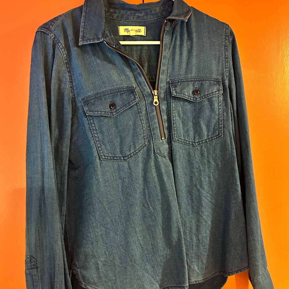 Madewell Blue Denim Shirt